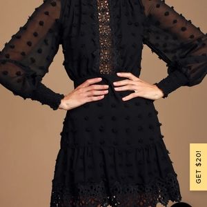 Lulus black party dress!